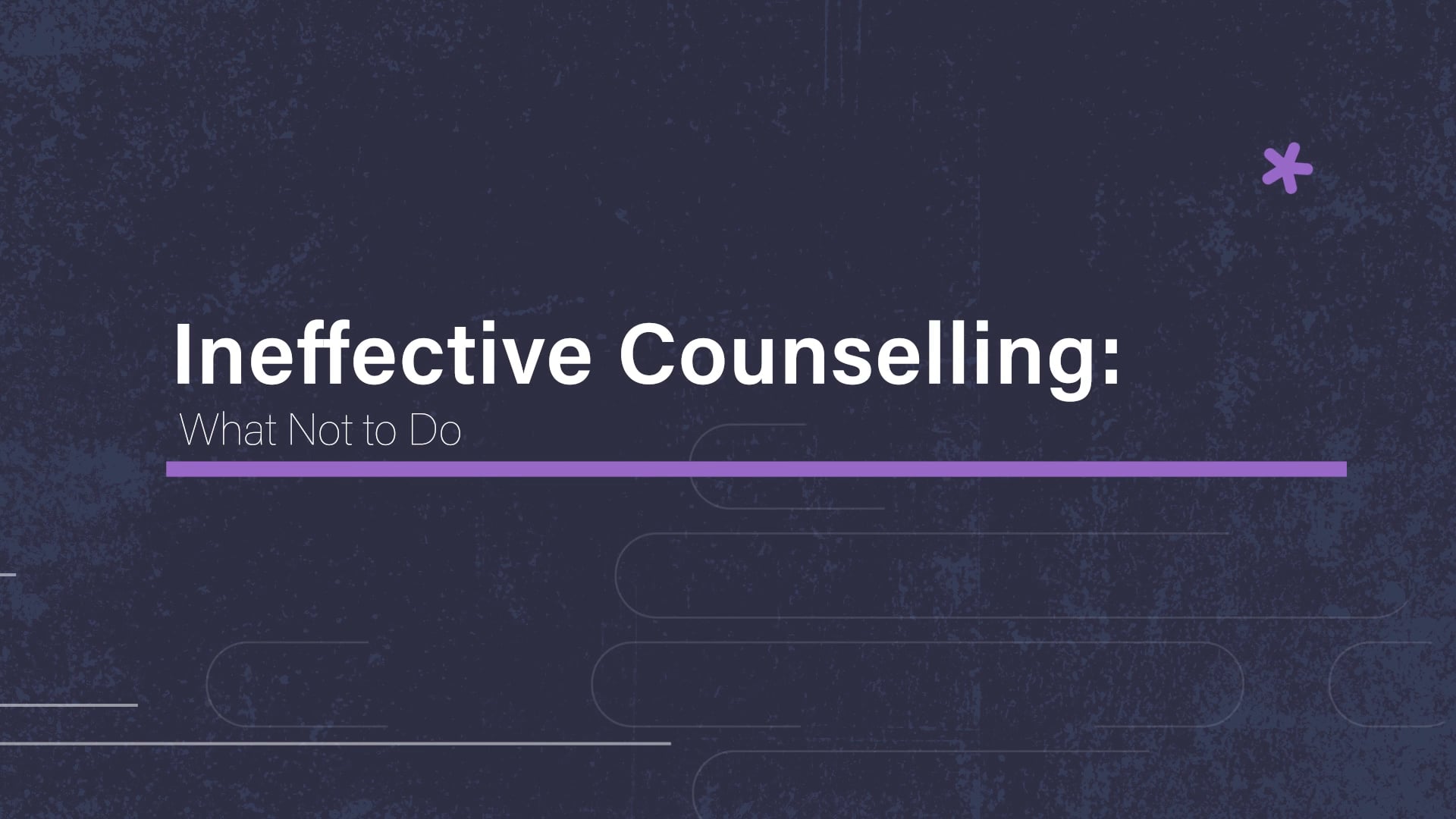 CT_04 Ineffective Counselling