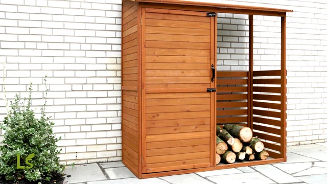 Combination Firewood and Storage Shed CFS7181