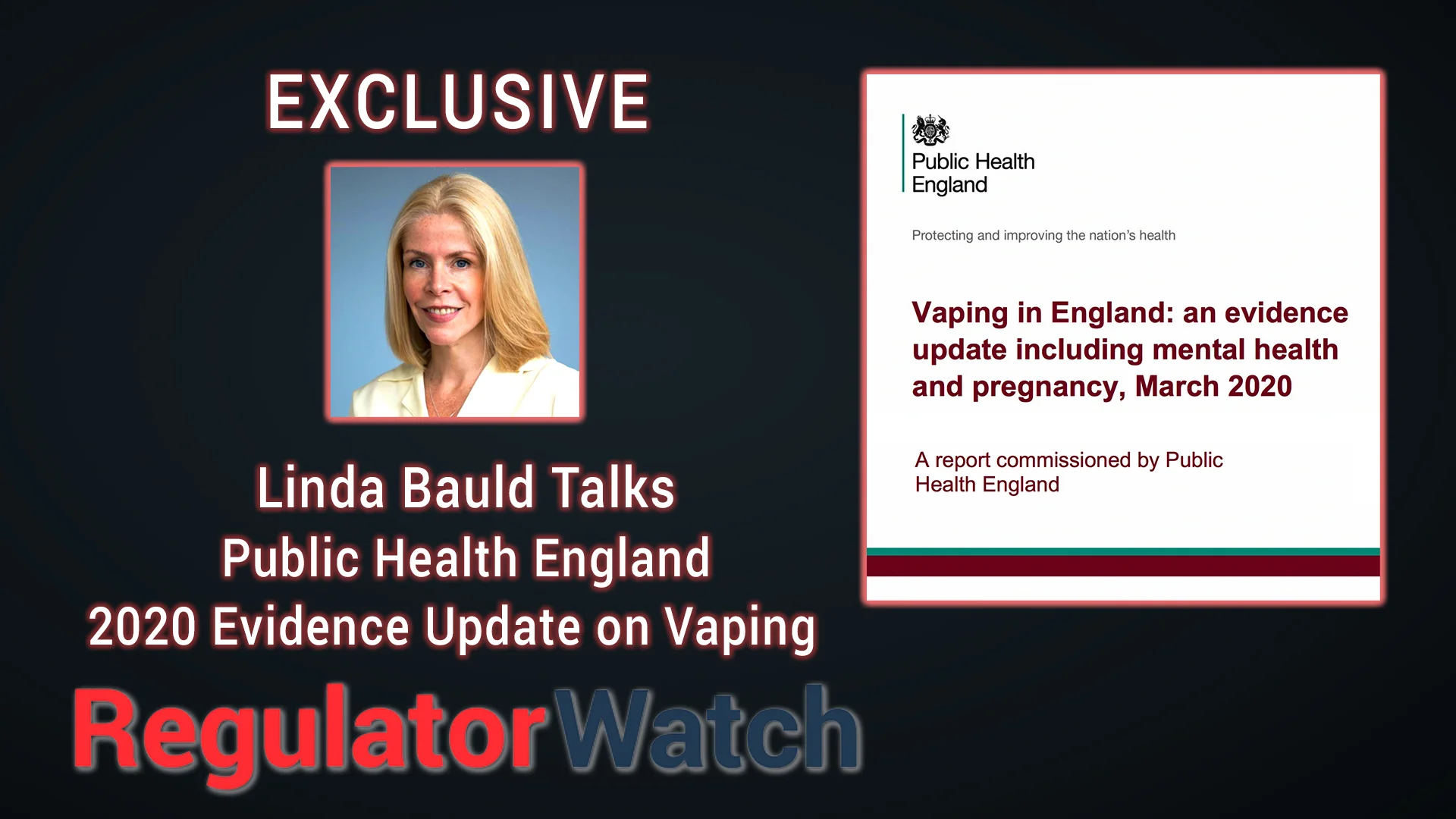 E284 - EXCLUSIVE | LINDA BAULD TALKS PUBLIC HEALTH ENGLAND 2020 EVIDENCE  UPDATE | REGWATCH (LIVE)