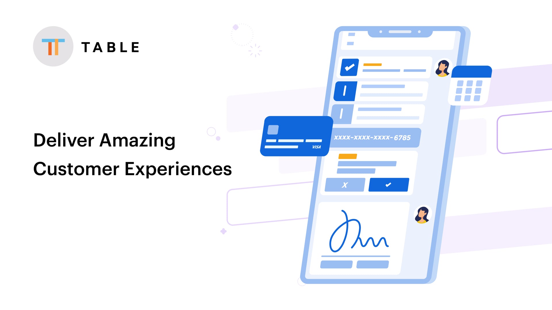 TABLE - Live Chat and Conversational Bot for Amazing Customer Experiences