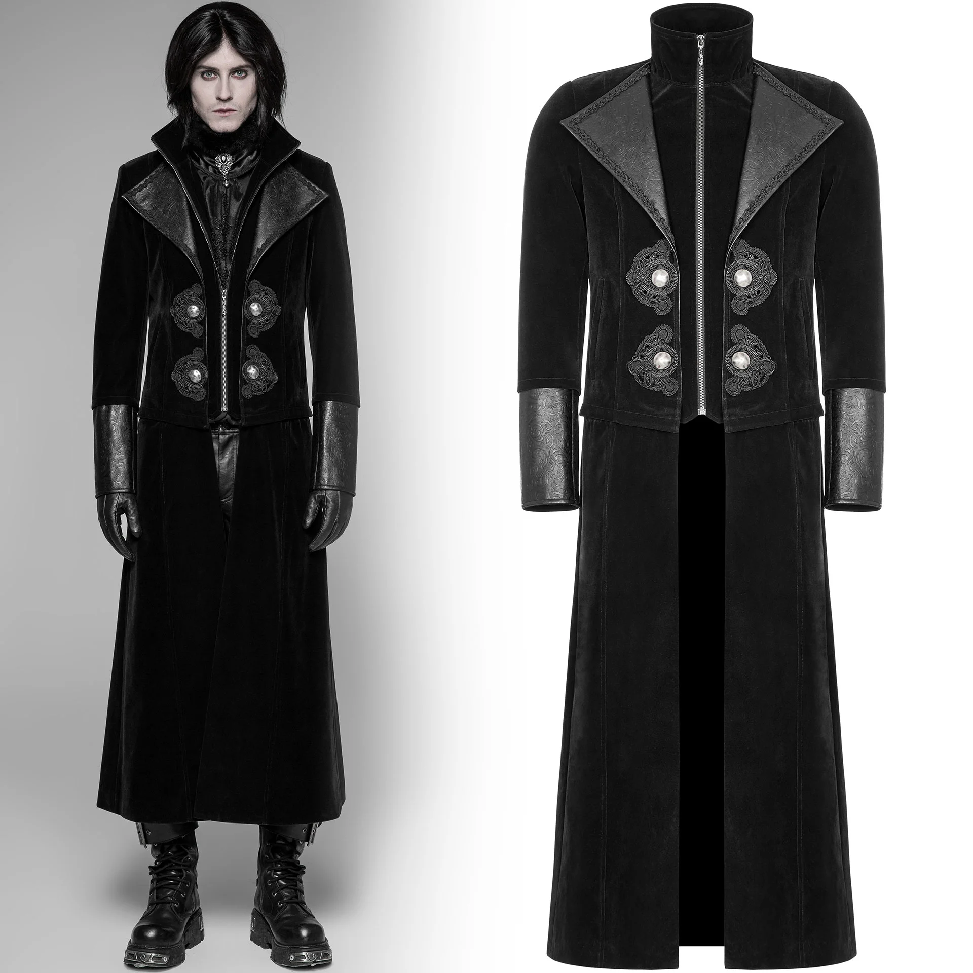 ジャケット・アウター Sexpot revenge fur coat mods coat emo Vengeance Coat [Convertible] – VampireFreaks