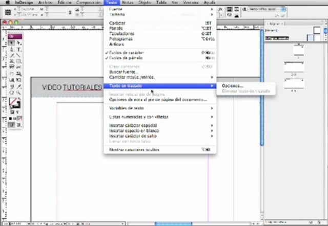 Definir variables en InDesign CS3 on Vimeo
