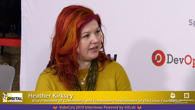 Heather Kirksey, Linux Foundation | KubeCon + CloudNativeCon San Diego 2019