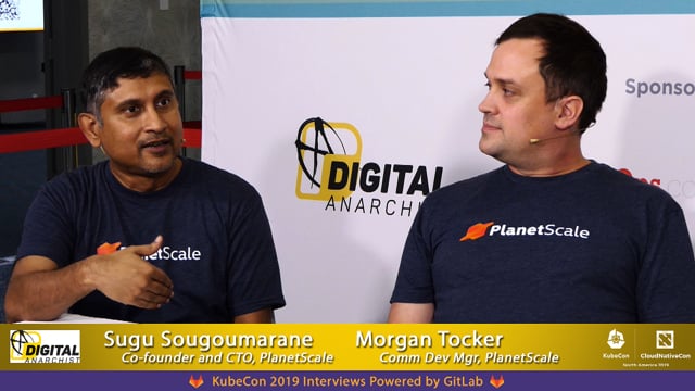 Sugu Sougoumarane and Morgan Tocker | KubeCon + CloudNativeCon San Diego 2019