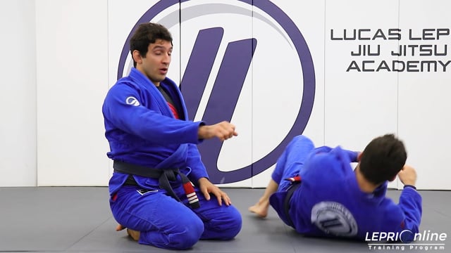 Guard Pull Defense Variation with Hand On Hip to Side Control