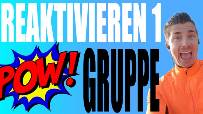 Wie kann ich meine FB Gruppe reaktivieren? Teil 1