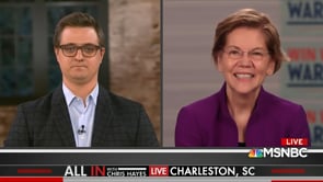 Elizabeth Warren live with Chris Hayes