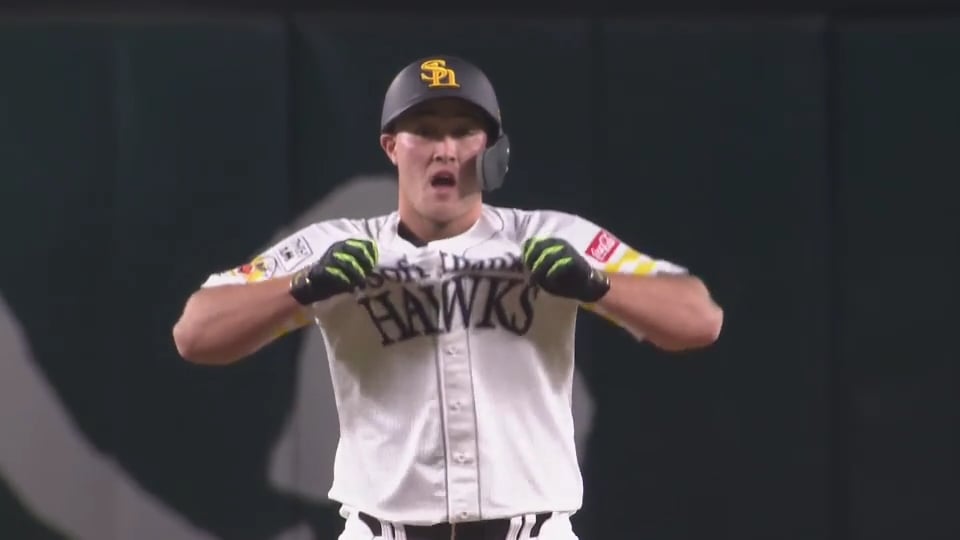 【7回裏】ホークス・リチャードが変化球を上手く拾って勝ち越しタイムリーを放つ!! 2020/3/13 H-C