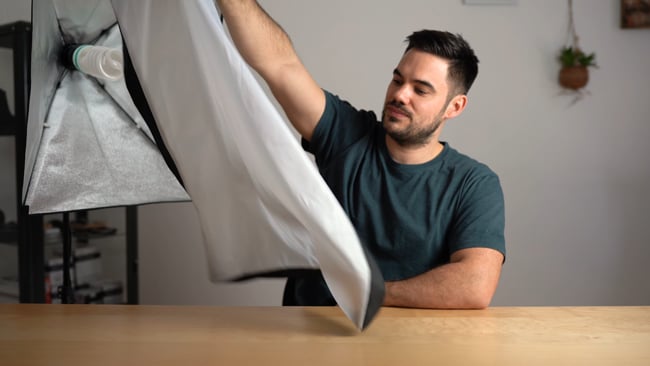 Softboxen für Einsteiger-Filmaufnahmen