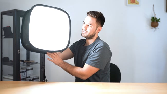 LED Panel für professionelle Filmaufnahme