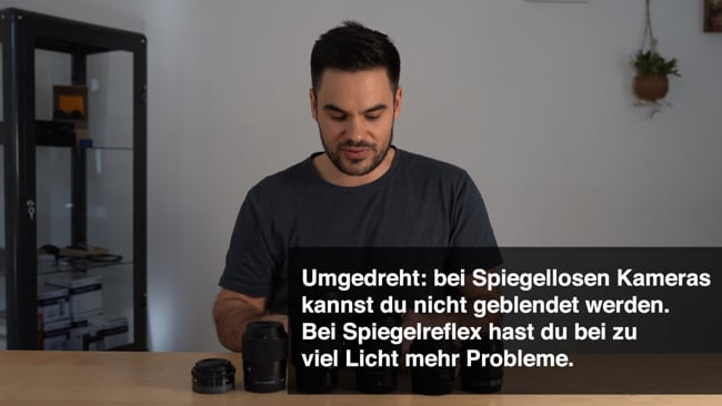 Objektive (Brennweiten, Blenden) für professionelle Video-Looks