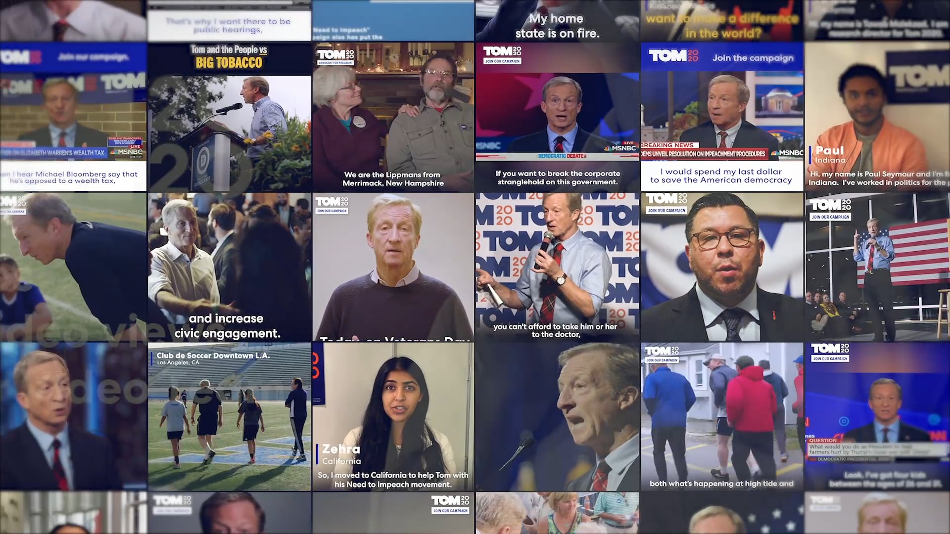 Tom Steyer 2020 presidential campaign