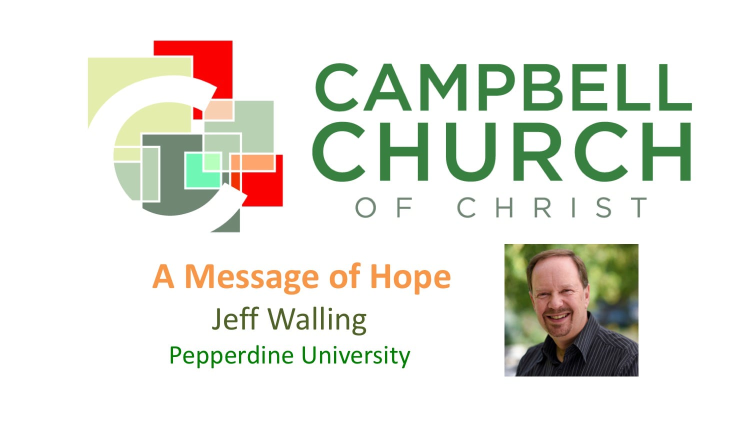 Sunday March 15th Sermon for Campbell Church of Christ on Vimeo