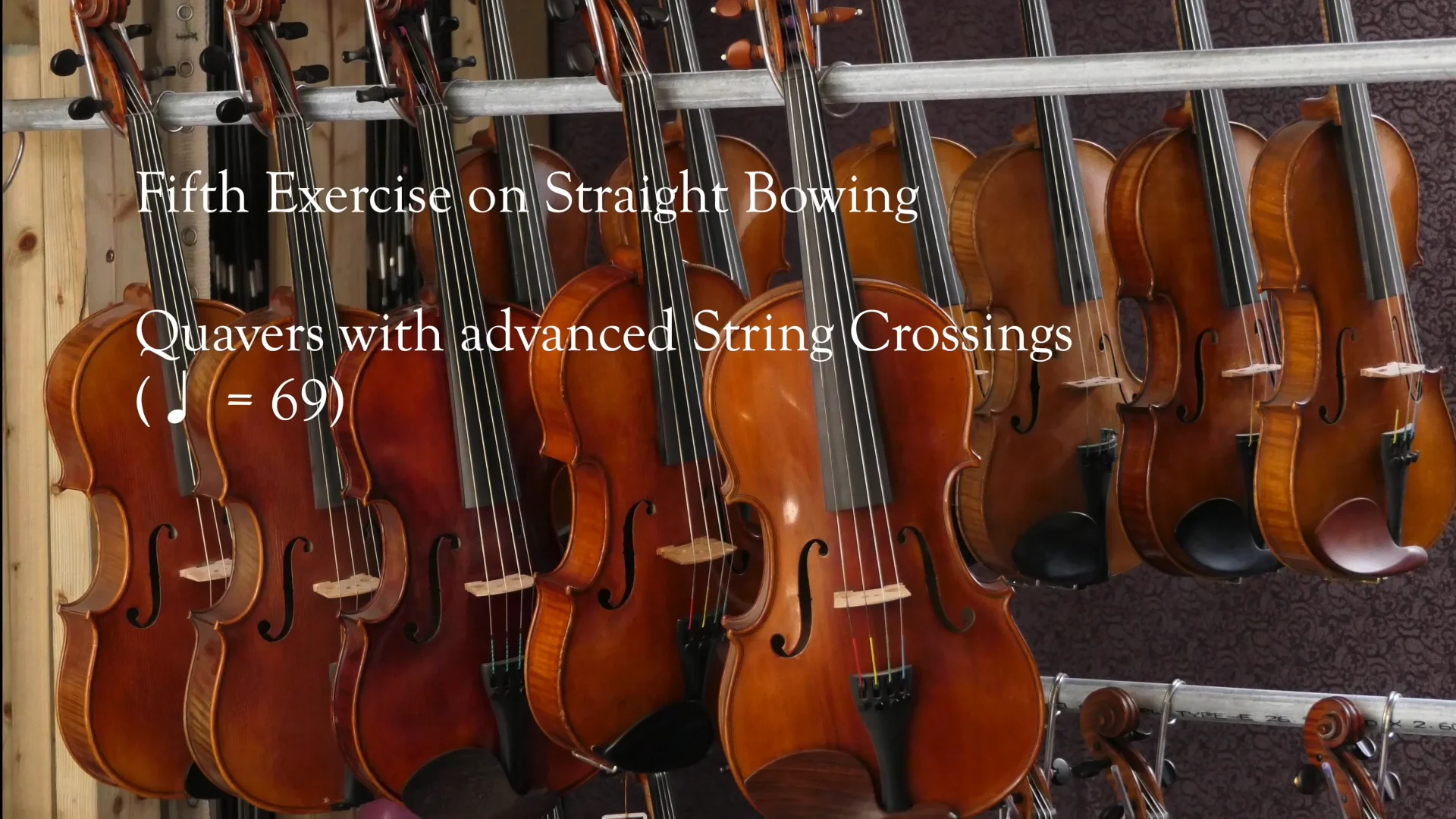 Viola Chapter 1 Exercise 5, Quavers with advanced String Crossings ...