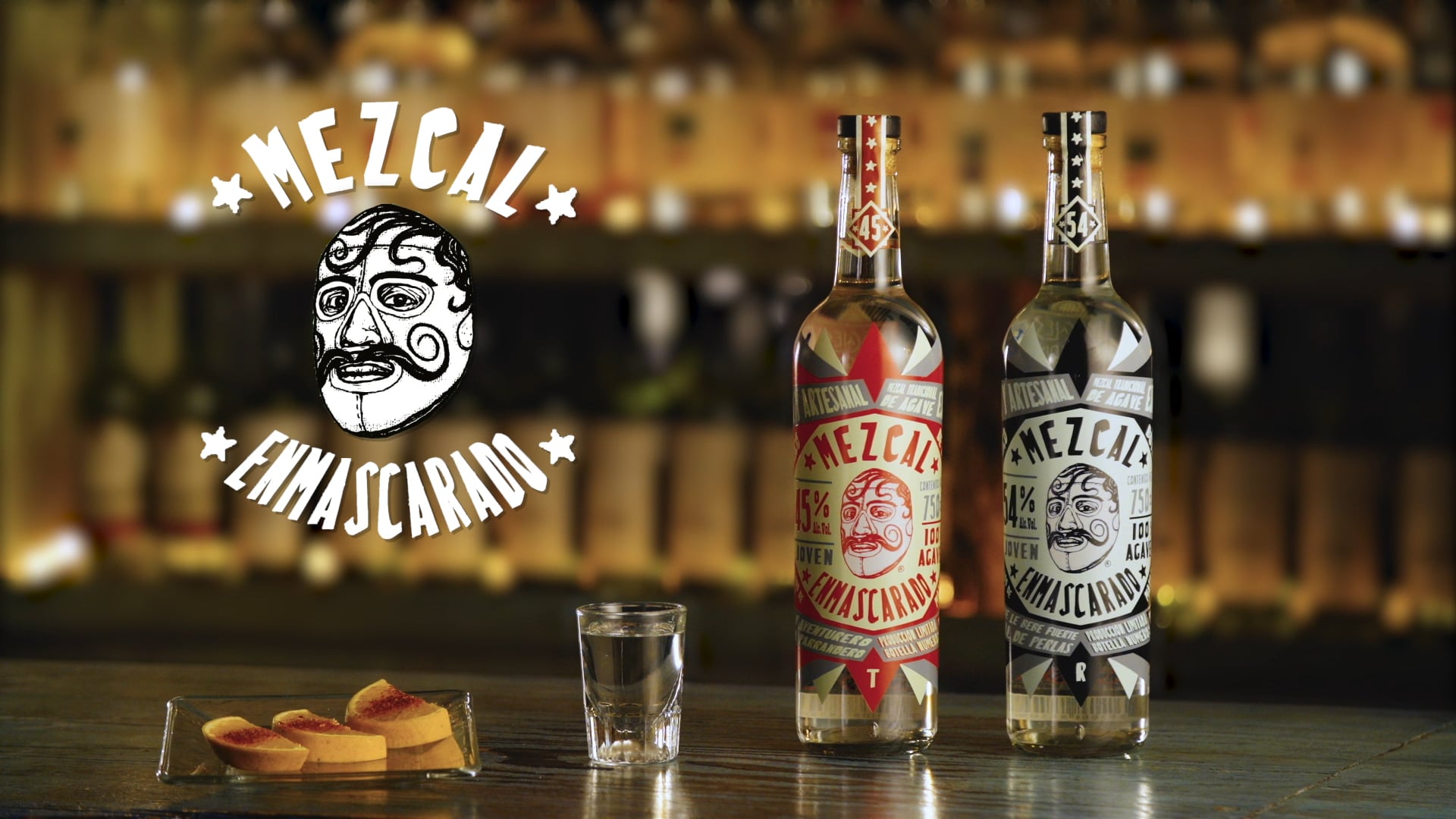 Mezcal Enmascarado 54.  30"