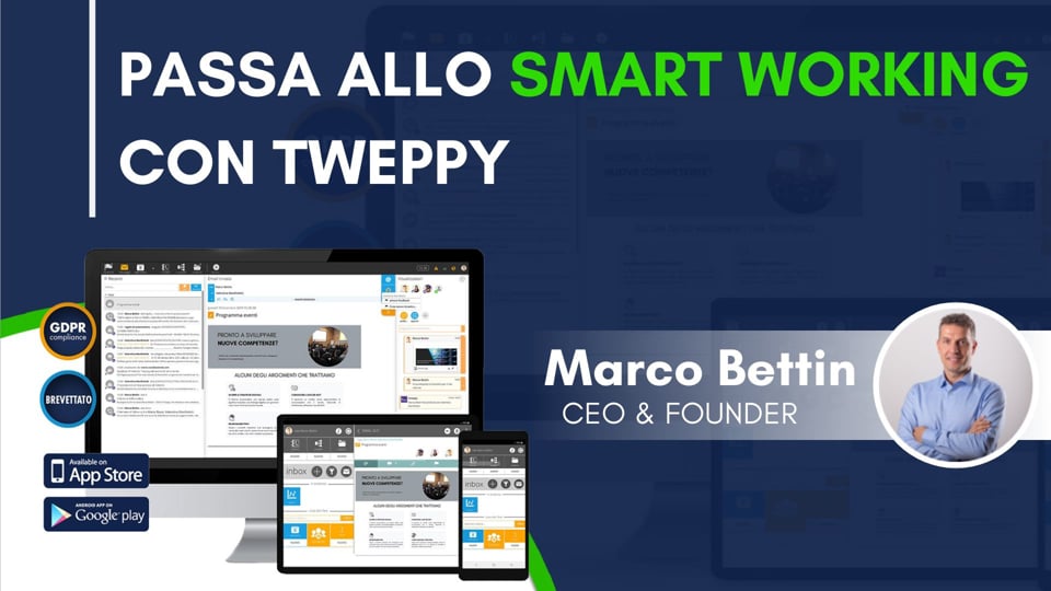 Passa allo smart working con Tweppy