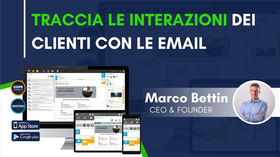 Traccia le interazioni dei clienti con le email