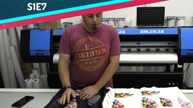 MakersLAB.TV S1E7 - Testing Sublimation and Heat Transfer Paper for Cotton and Polyester Fabric