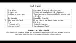 223b Ọ̀sáṣẹ̀ẹ́