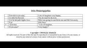 243a Òtúúrúpọ̀nfún