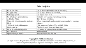 240a Ìrẹtẹ̀tútù