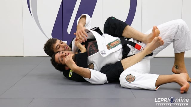 Back Control Escape to Half Guard