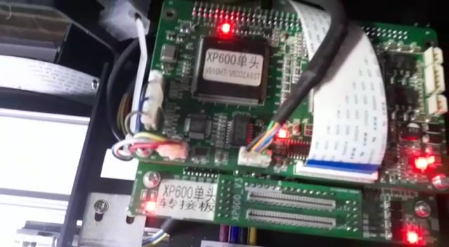 Starting Indication Lights of Single-Head FastCOLOUR-Lite and FastCOLOUR-ONE Carriage Board without EPSON XP600 Printhead