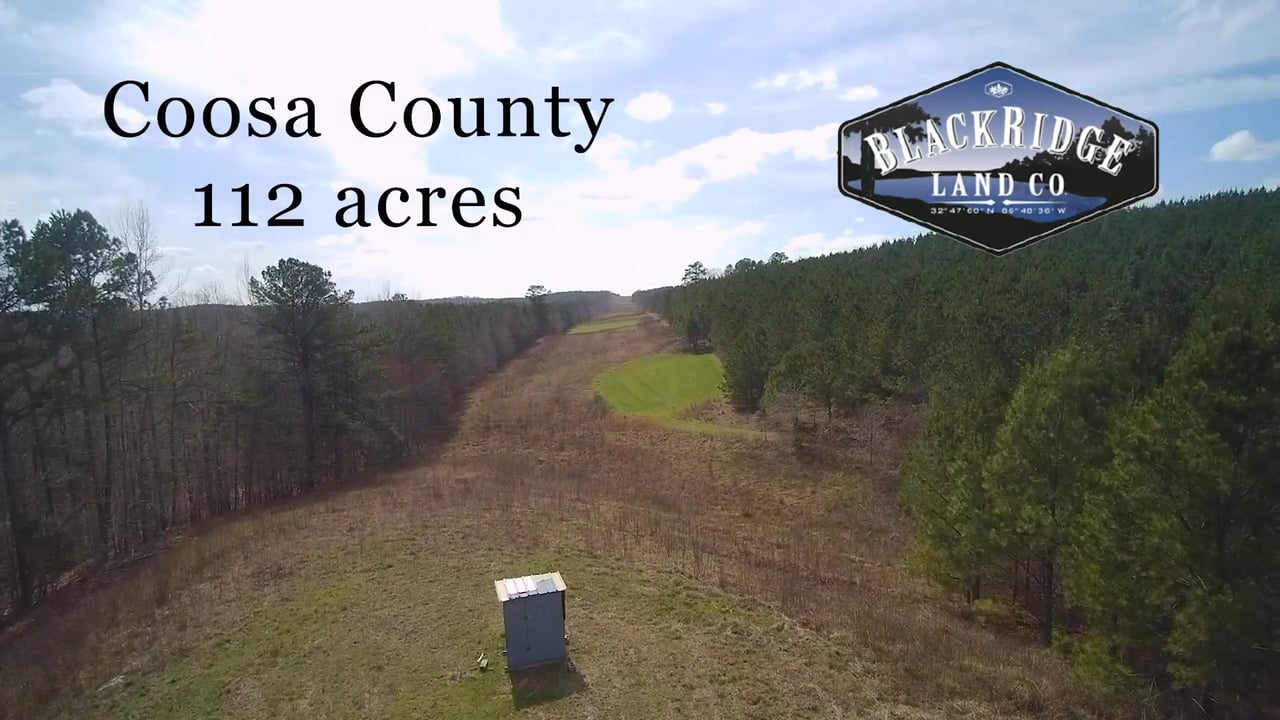 Coosa county 112 acres Hunting Land For Sale on Vimeo