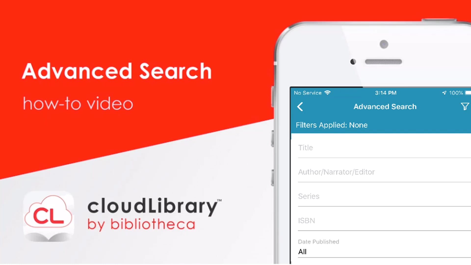 cloudLibrary content | Advanced Search How-to video