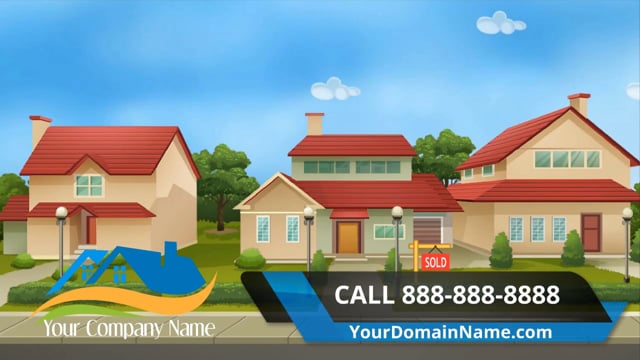 Real Estate Video Production and Marketing - Buying a Home Animation Video Commercial