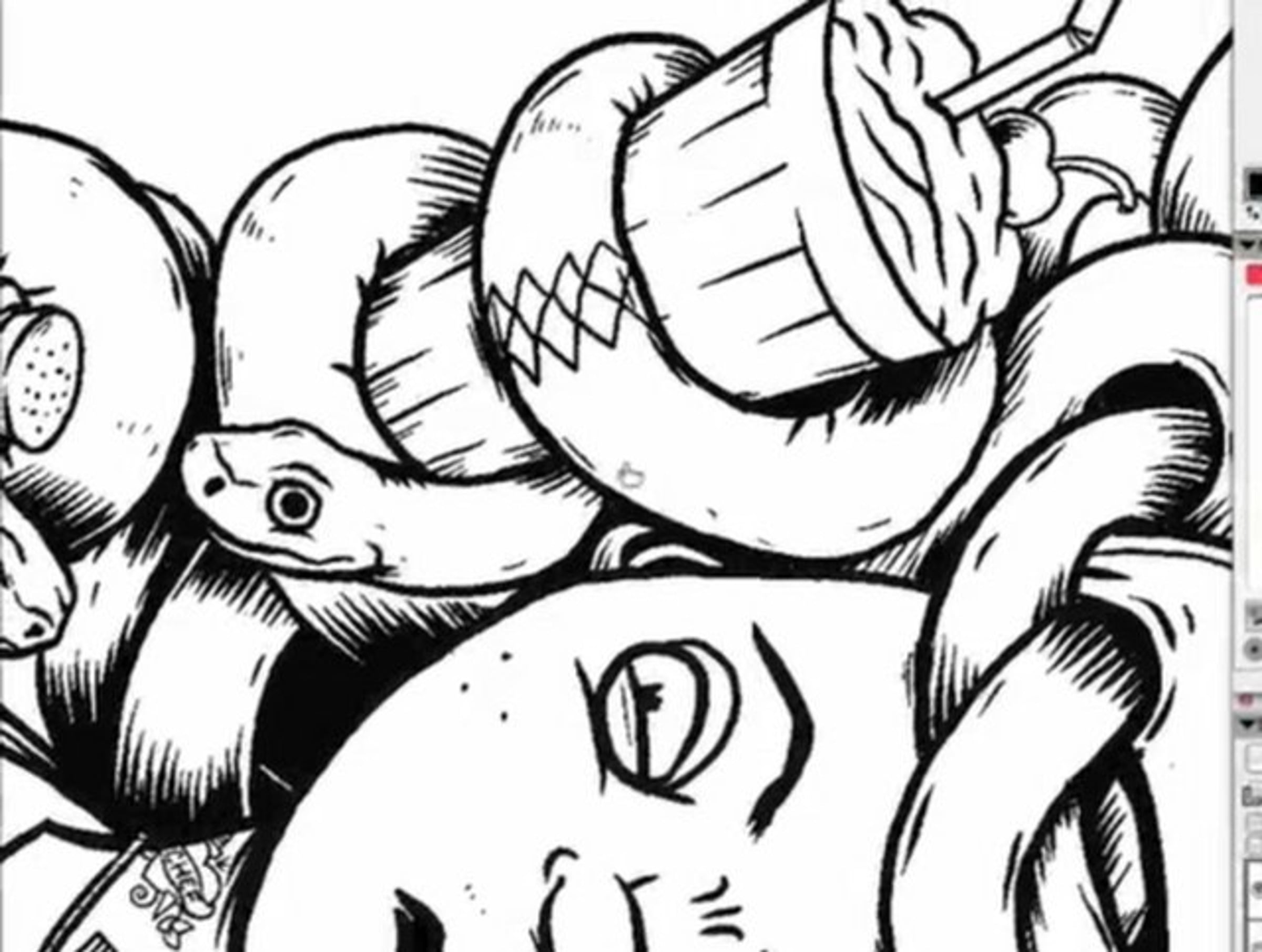 How To Draw Snake Scales | Videos & Movies on Vimeo