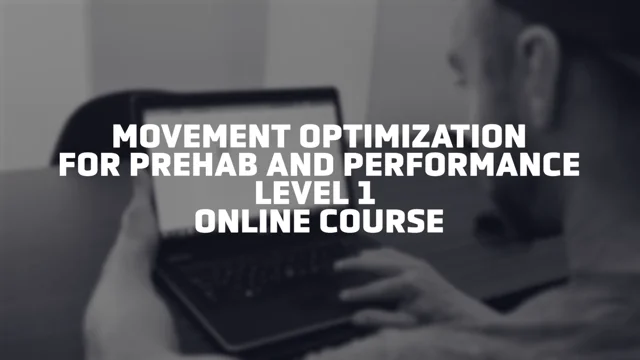 Online Courses Movement Optimization Level 1