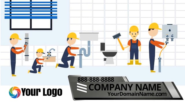 Plumbing Business Animation Video Commercial - Affordable Video Production and Marketing