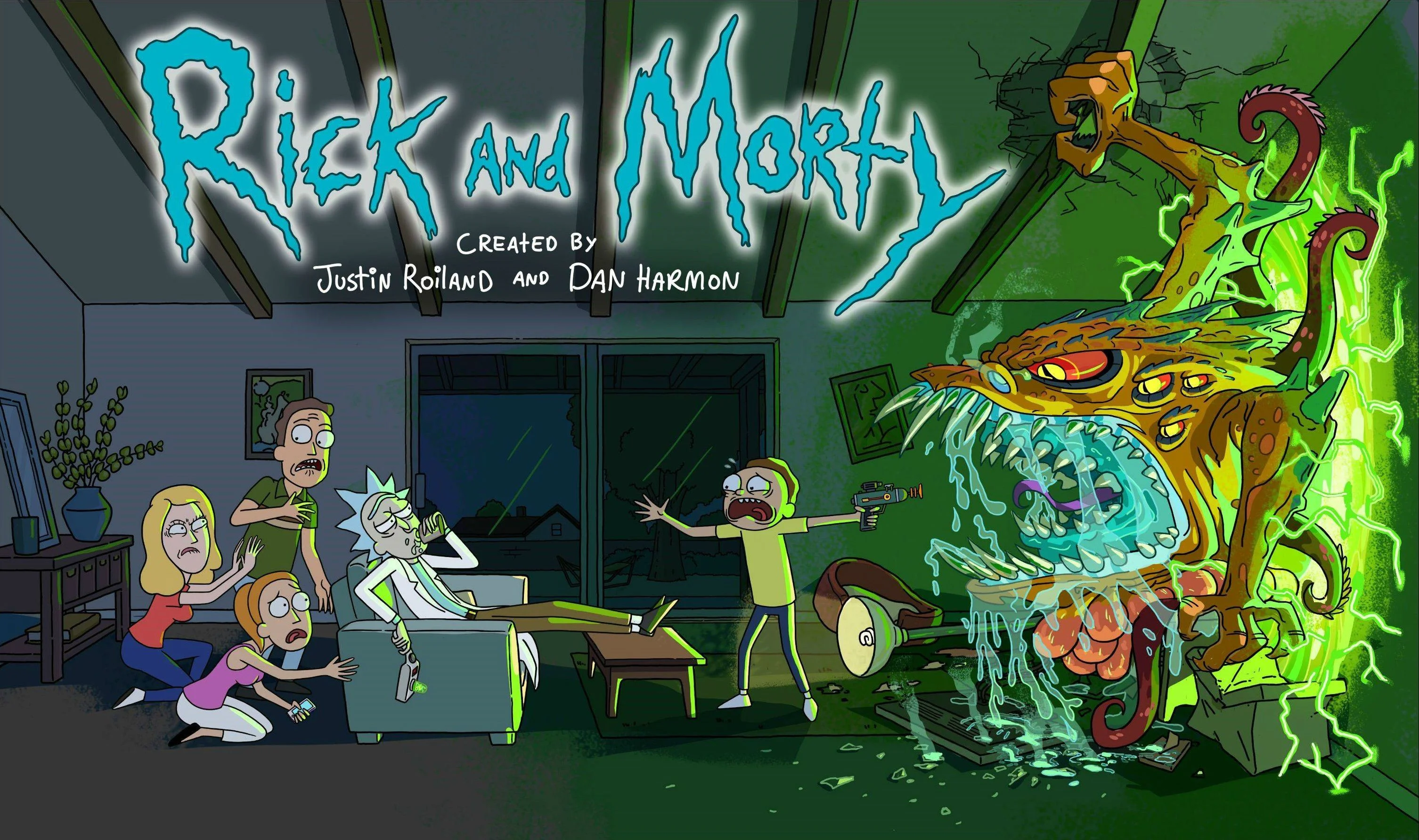 Rick and Morty Driving Live Wallpaper Free 