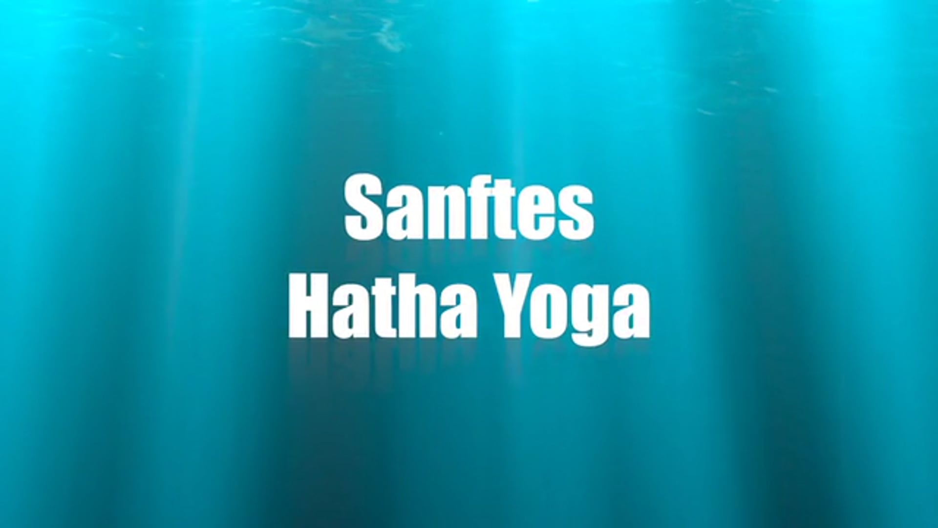Sanfte Yogastunde