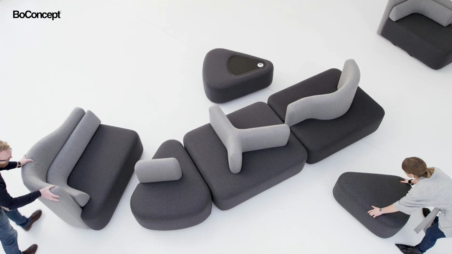 BoConcept ottawa sofa by karim rashid offers countless combinations