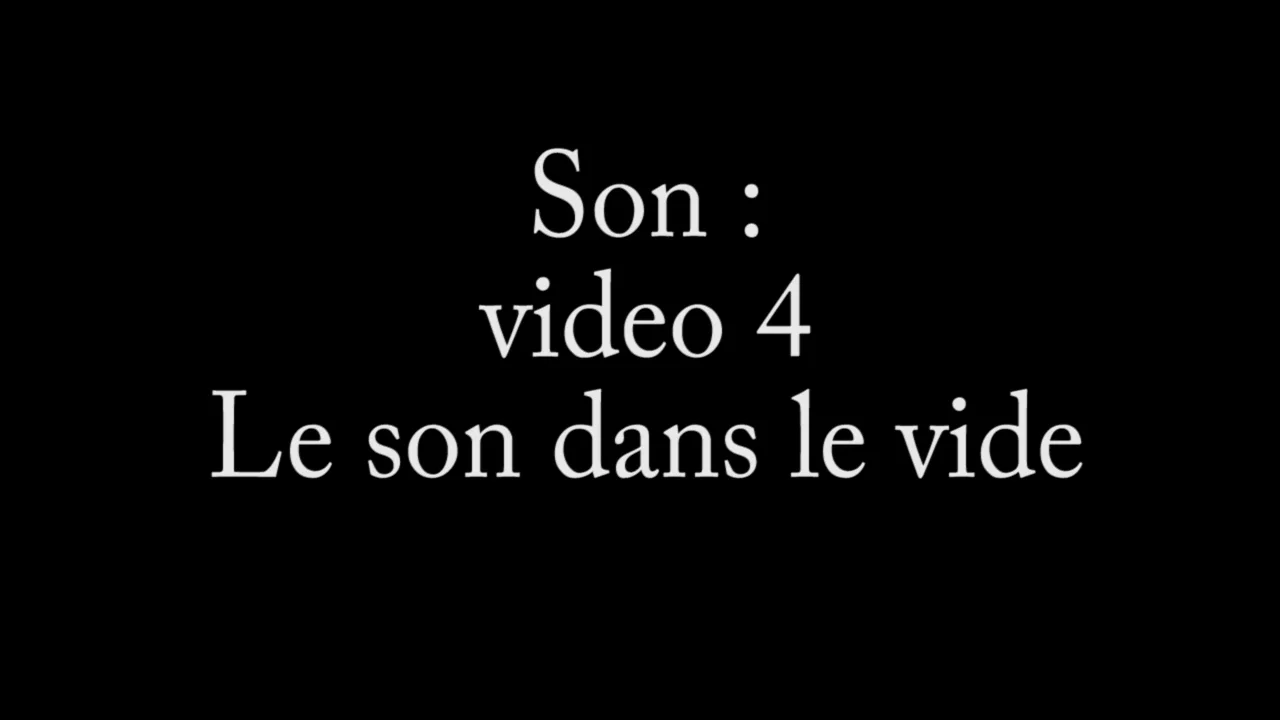 Son 4 son dans le vide on Vimeo