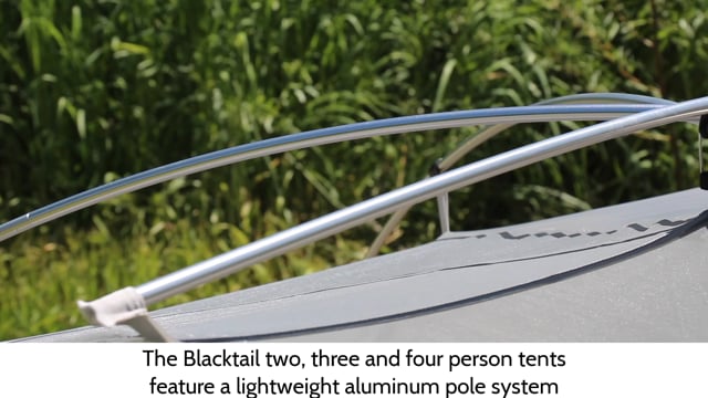 Презентація серії наметів Big Agnes Blacktail 2, 3, 4