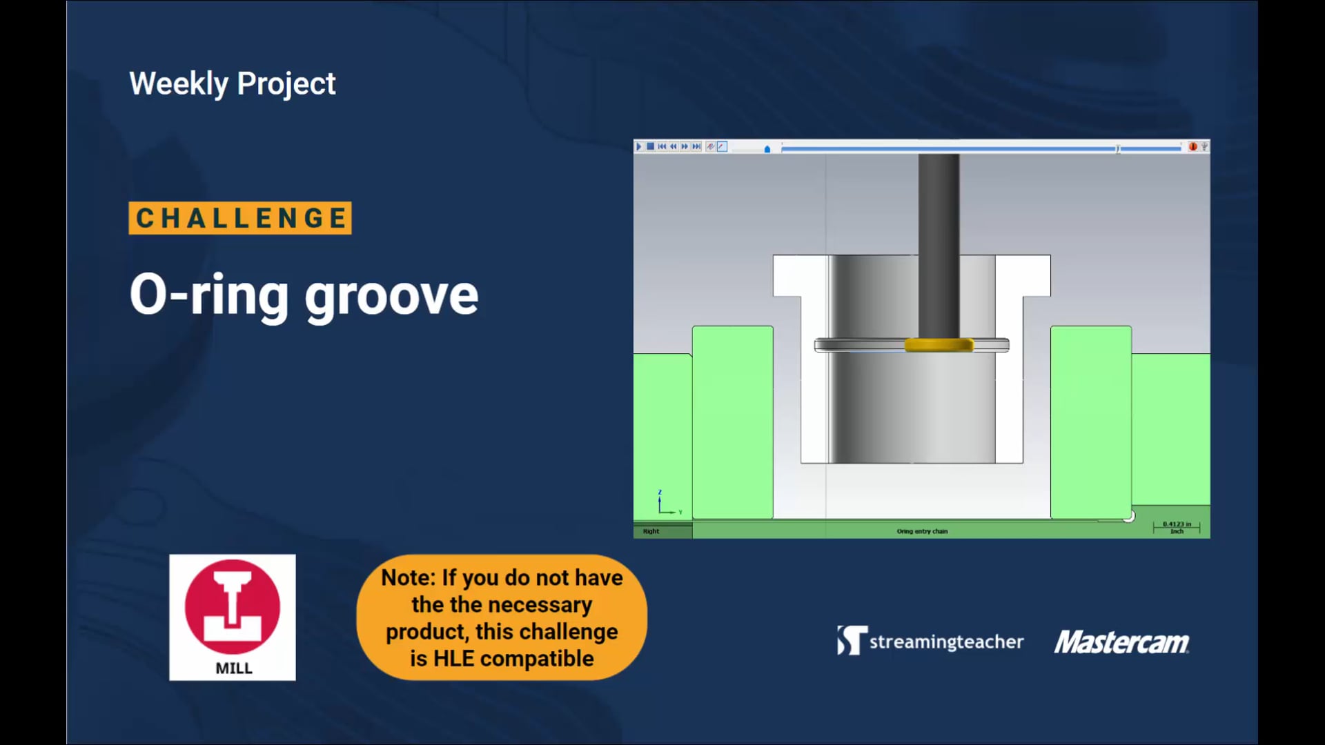 O-ring groove