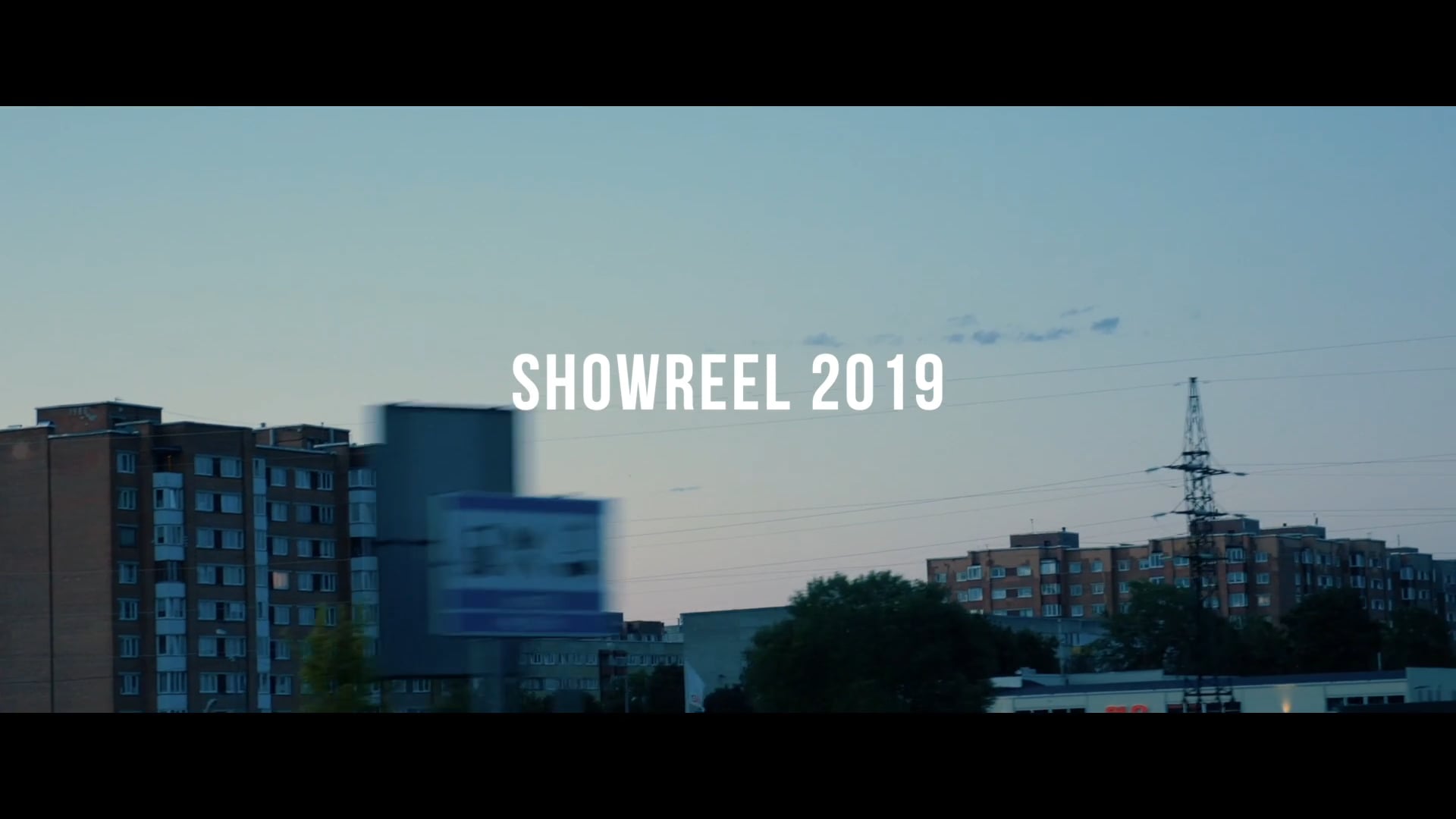 SHOWREEL 2019