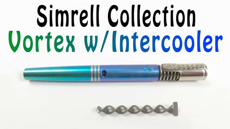 Simrell Vortex with INTERCOOLER - The BEST Dynavap Vapcap Vapor I've  Experienced