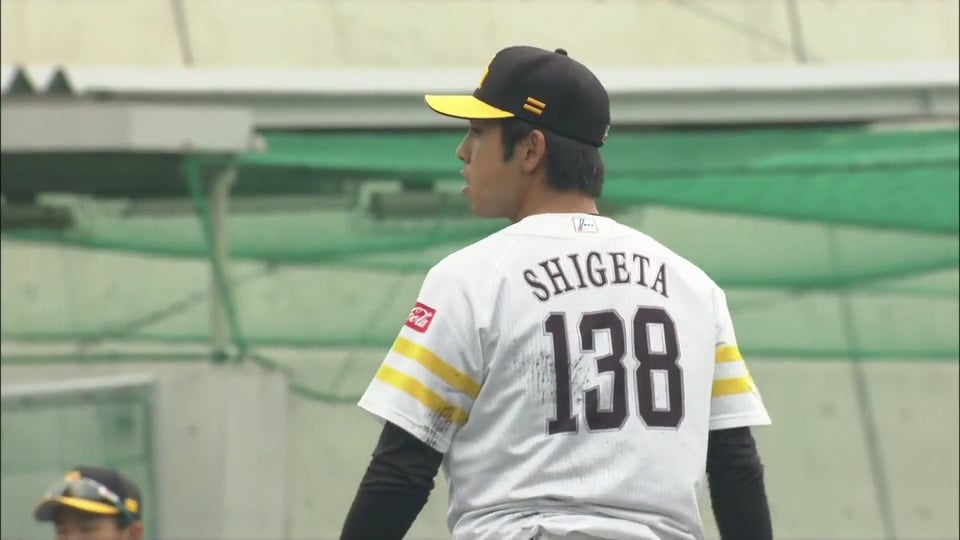 【2軍練習試合】ホークス先発・重田にいきなりライナーが強襲するもナイスキャッチ!! 2020/3/22 H-C(ファーム練習試合)