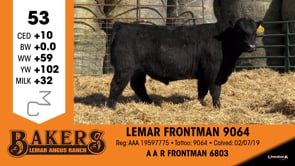 Lot #53 - LEMAR FRONTMAN 9064