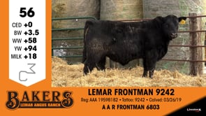 Lot #56 - LEMAR FRONTMAN 9242