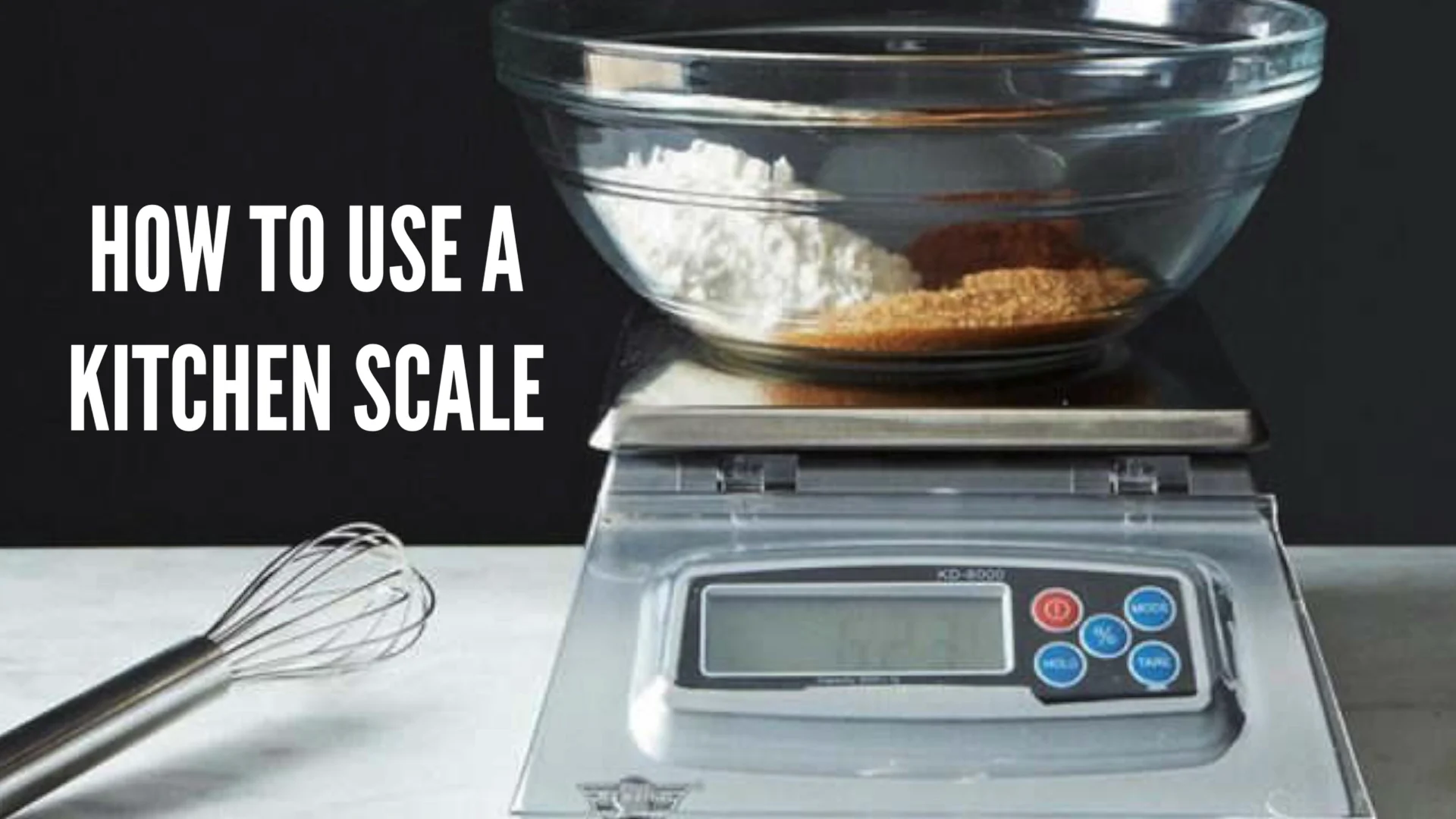 How to use a kitchen scale?