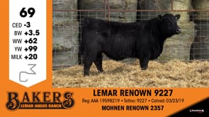 Lot #69 - LEMAR RENOWN 9227