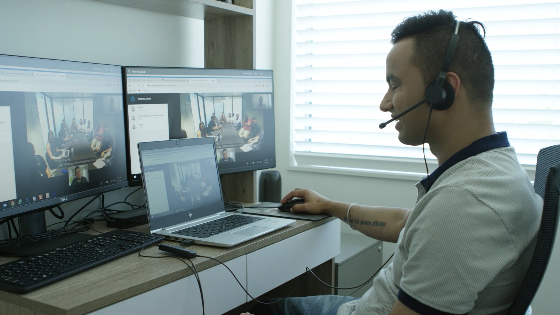 Working from home on Vimeo