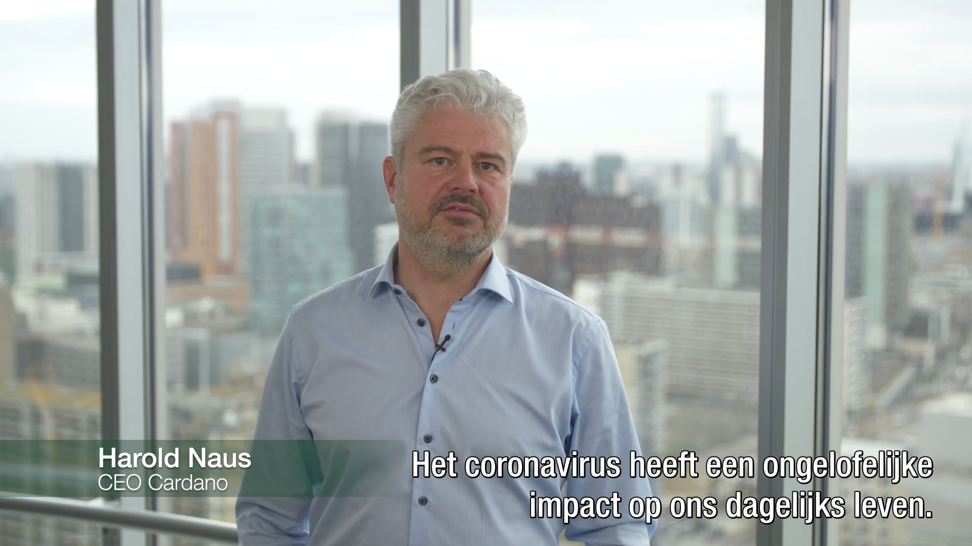 Corona Update 23 maart Harold Naus CEO Cardano Nederland on Vimeo