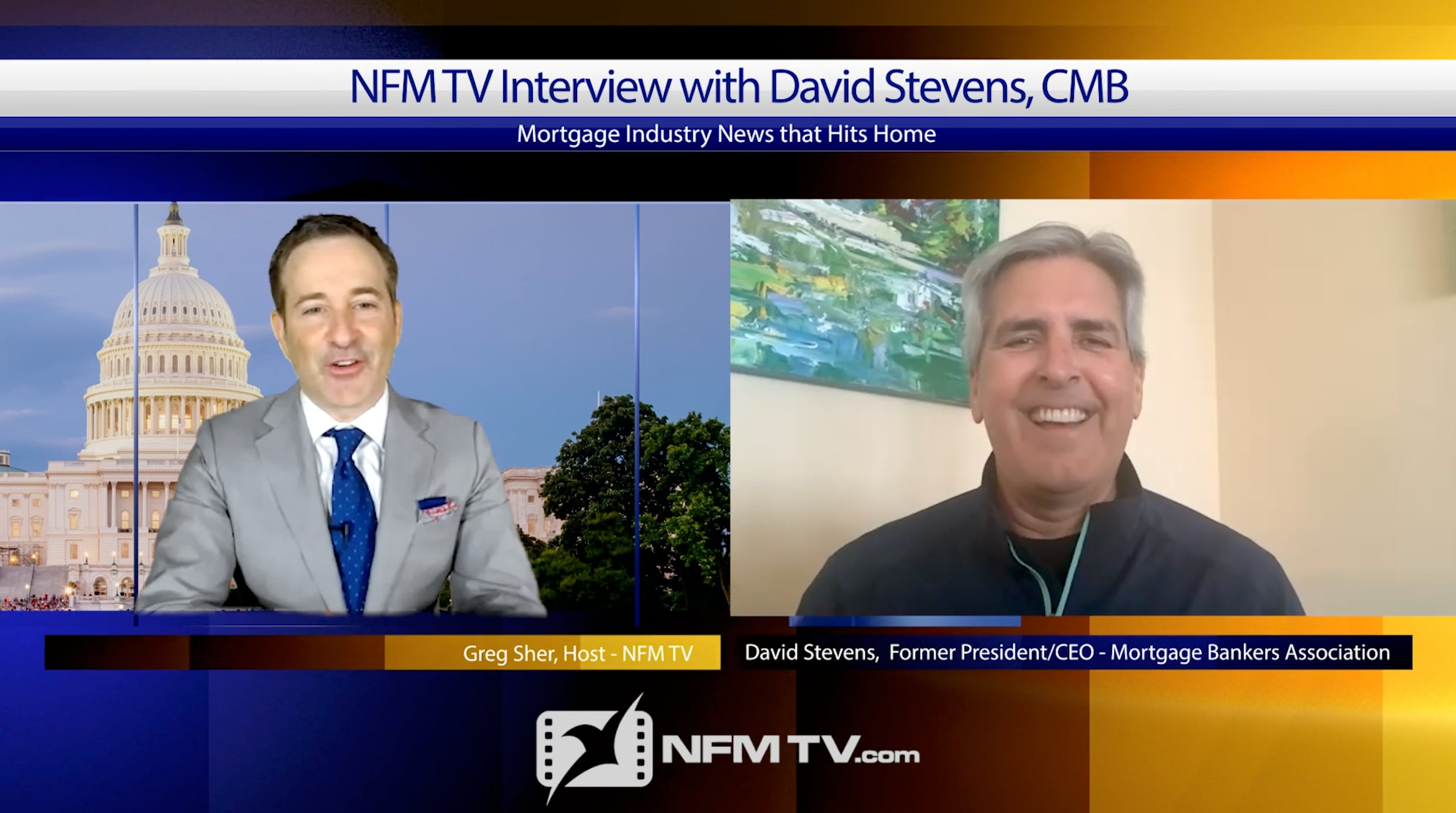 An NFM TV interview with David Stevens, Former President/CEO Mortgage