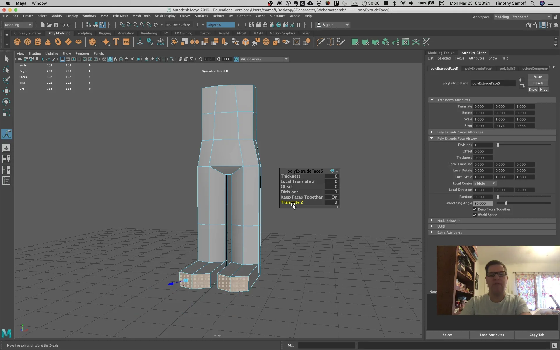 3D Character #3: Refining the Box Model with Edge Loops on Vimeo